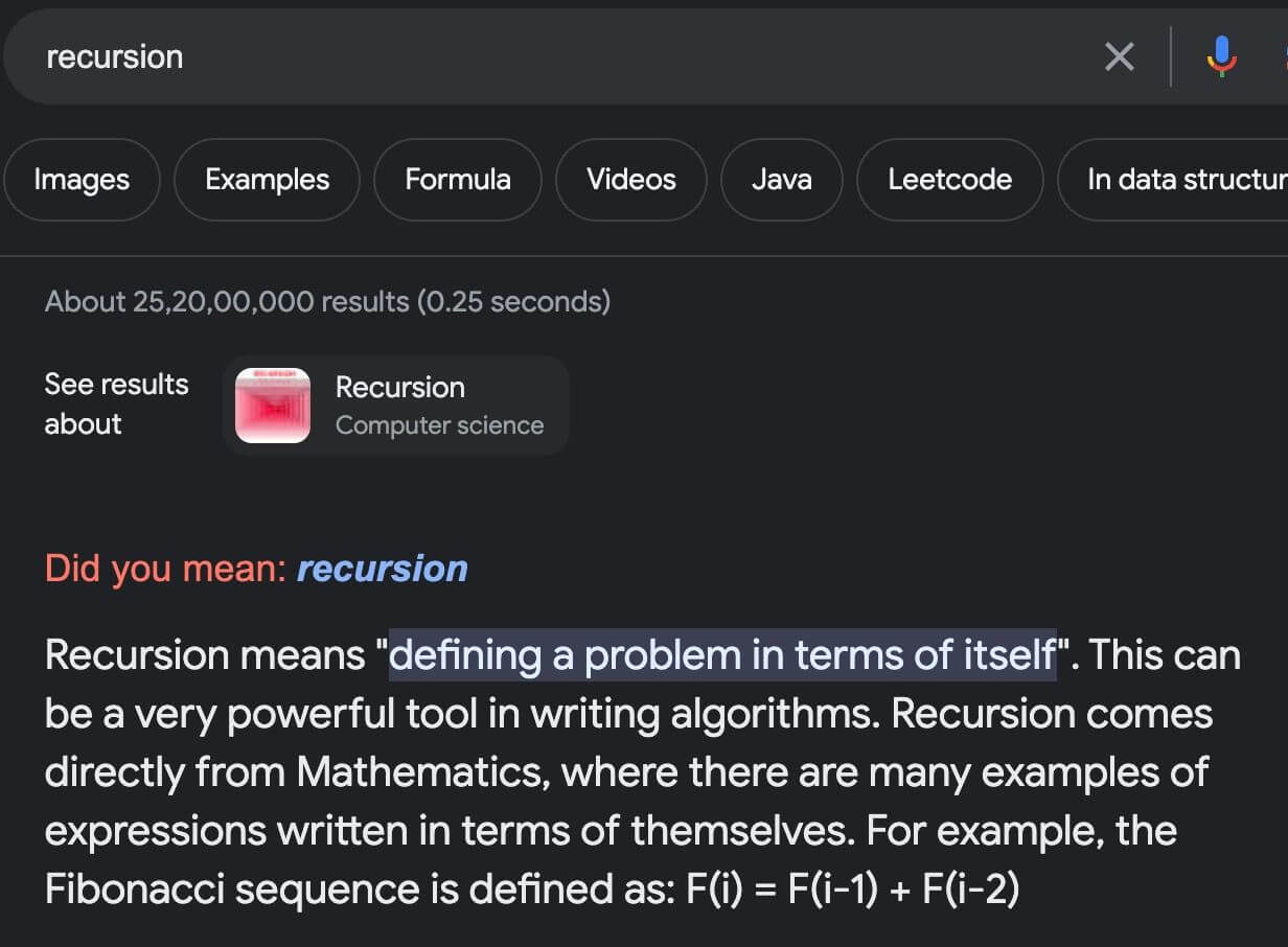 Introduction to Recursion